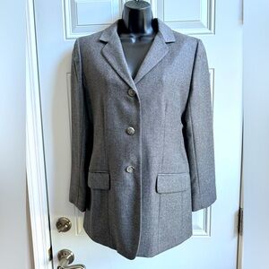 Ann Taylor Grey Wool Blazer